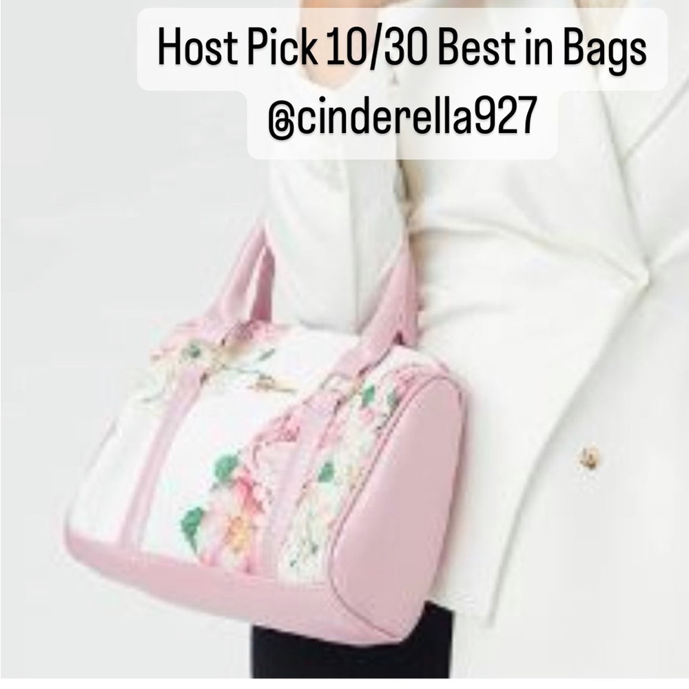 - #164 Pink Flower Handbag